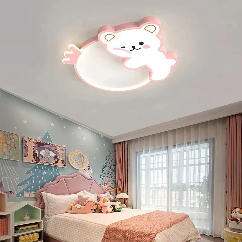 Teddy Bear Ceiling Lamp