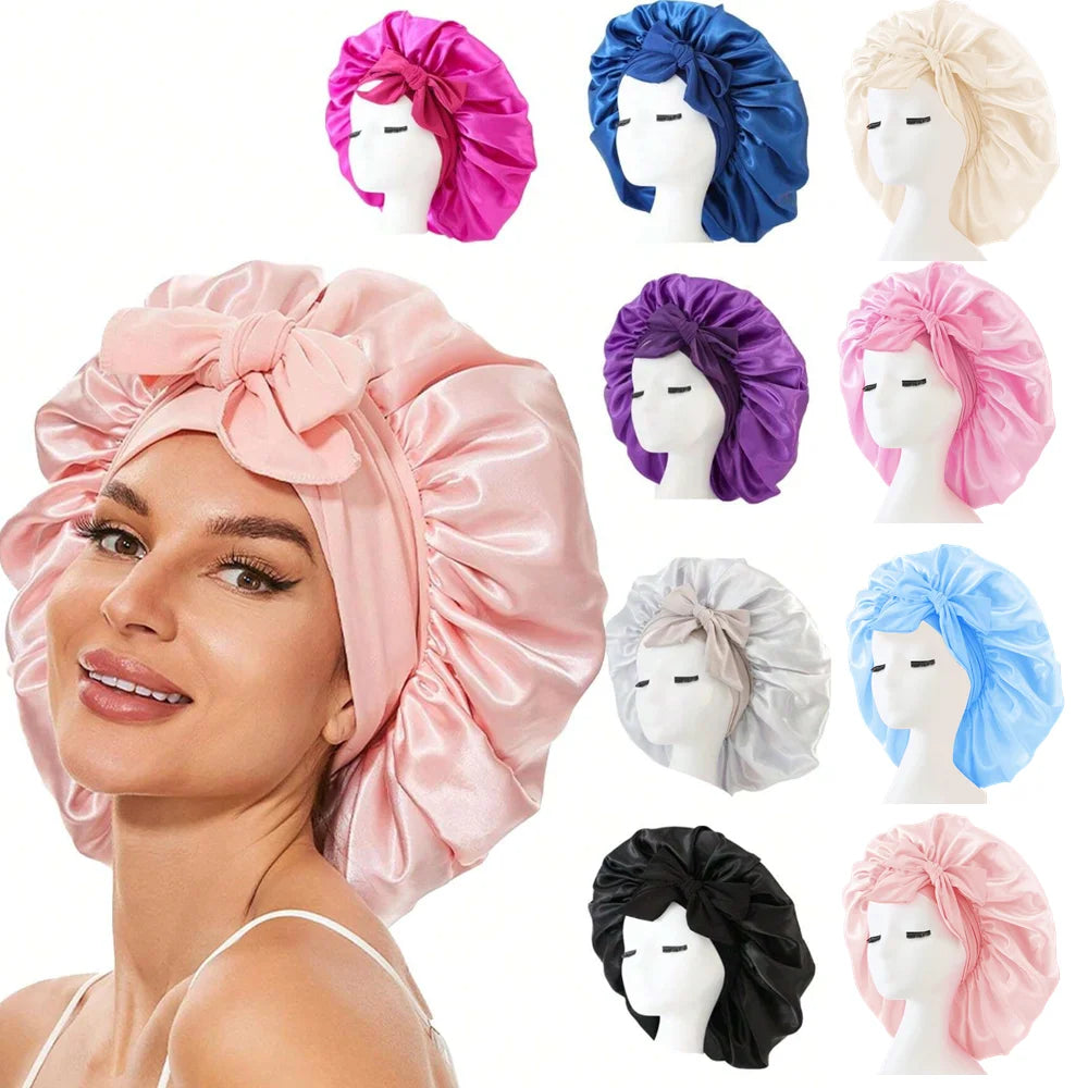 Hairstyle Protector Silk Sleeping Bonnet