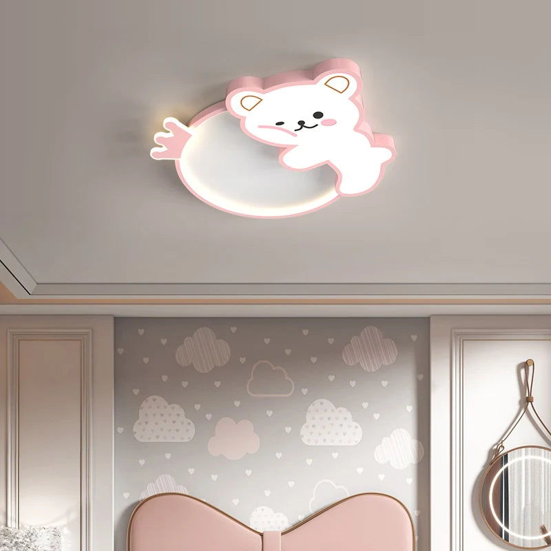 Teddy Bear Ceiling Lamp