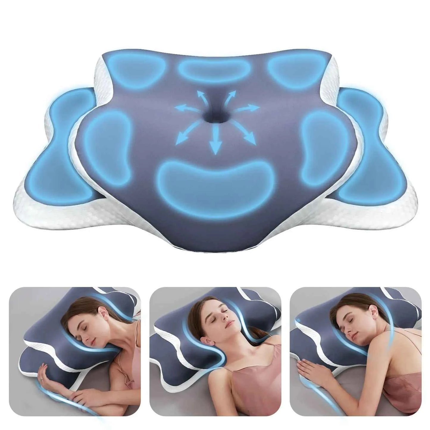 Butterfly Shaped Memory Foam Pillow
