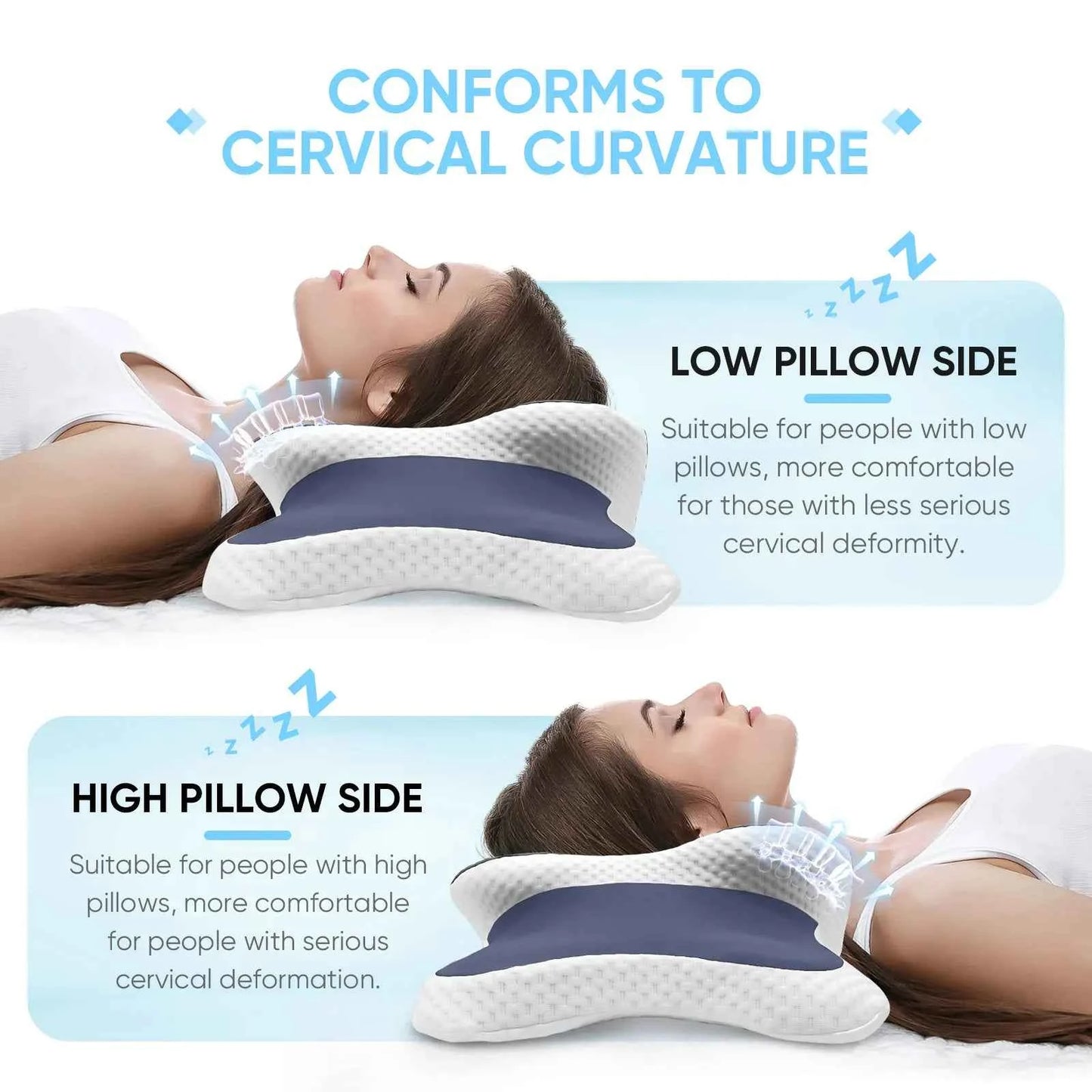 Butterfly Shaped Memory Foam Pillow
