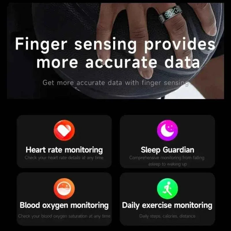 Waterproof Sleep Monitor Smart Ring