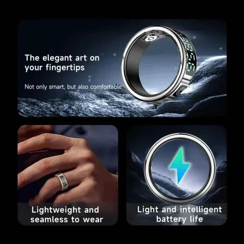 Waterproof Sleep Monitor Smart Ring