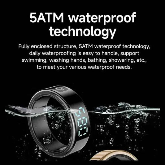 Waterproof Sleep Monitor Smart Ring