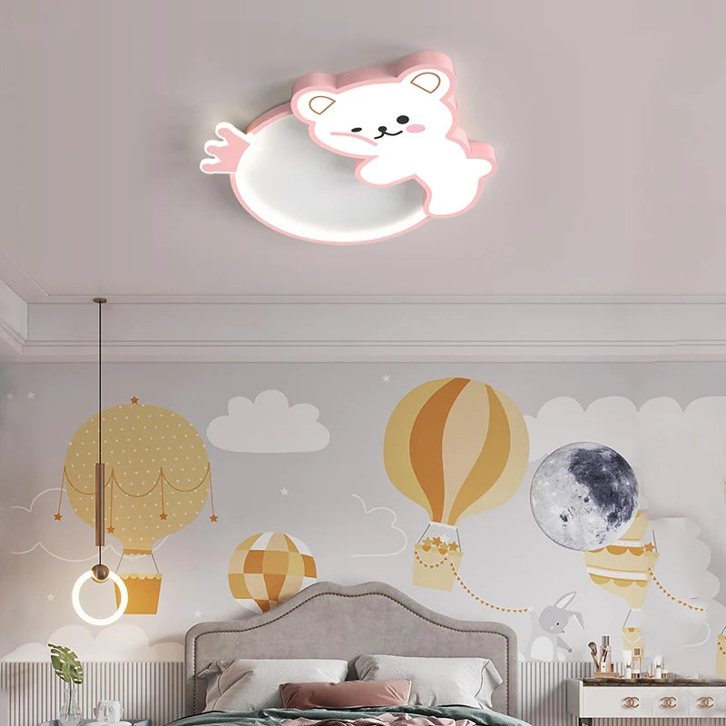 Teddy Bear Ceiling Lamp