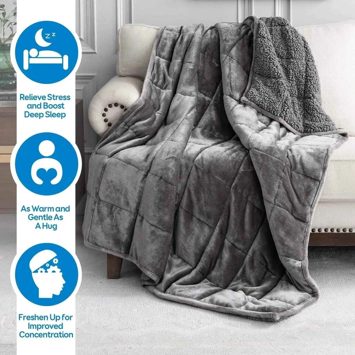 15 lbs Anti-Anxiety Weighted Blanket