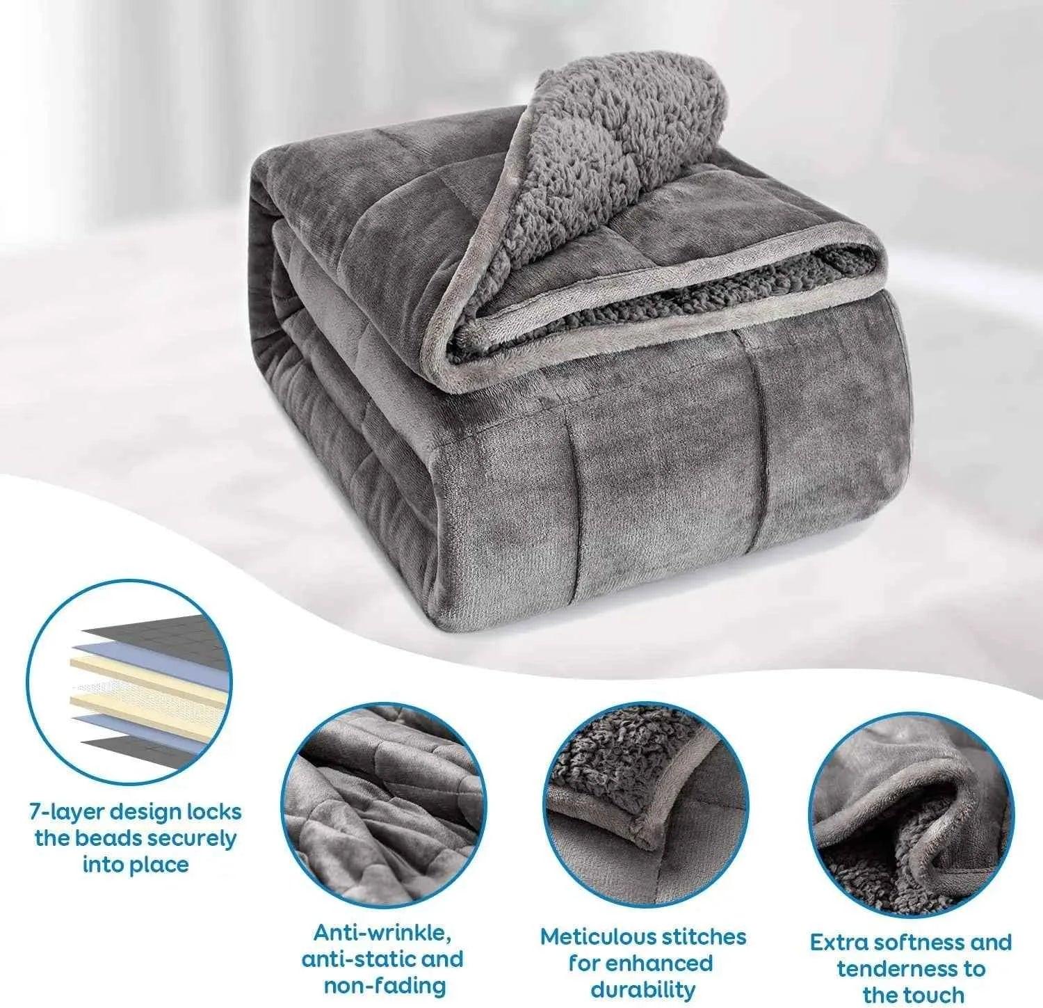 15 lbs Anti-Anxiety Weighted Blanket