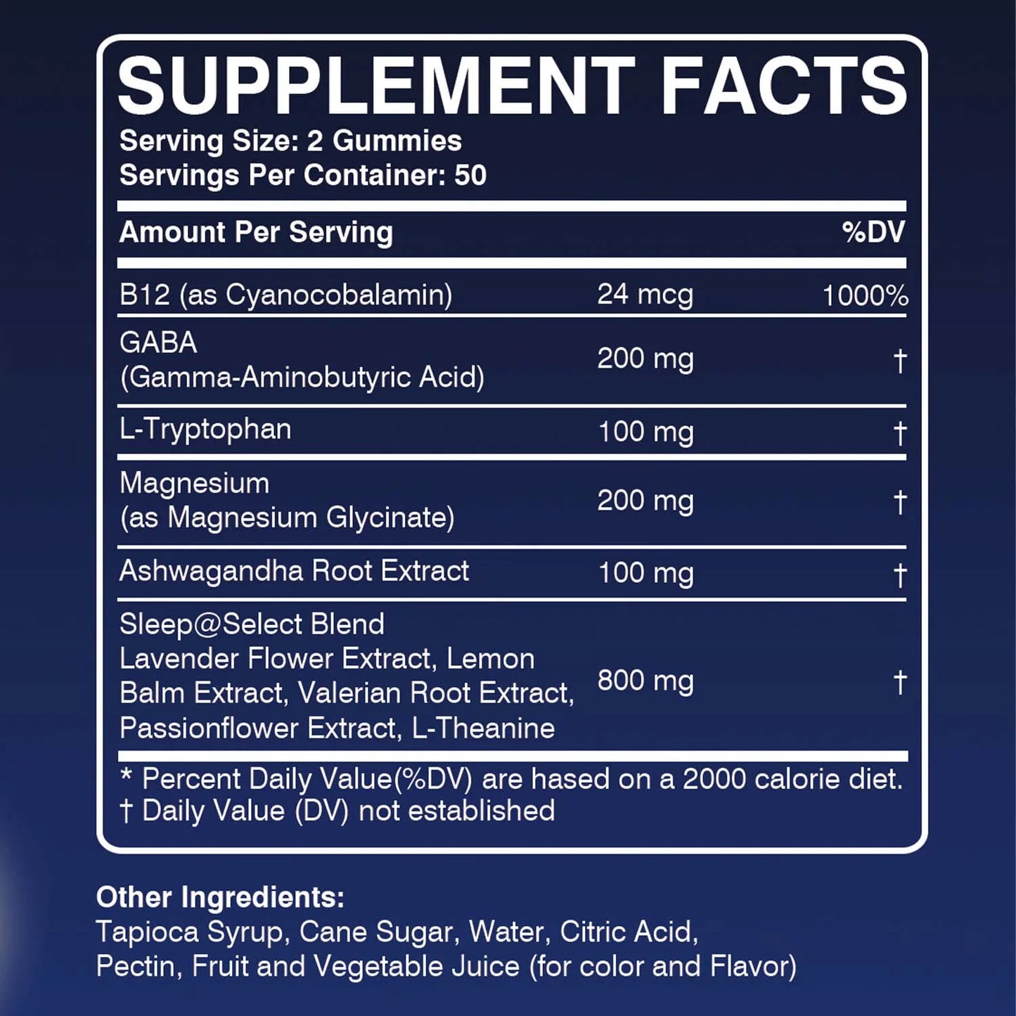 Melatonin Gummies for Better Sleep - 100 Per Bottle