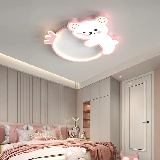 Teddy Bear Ceiling Lamp