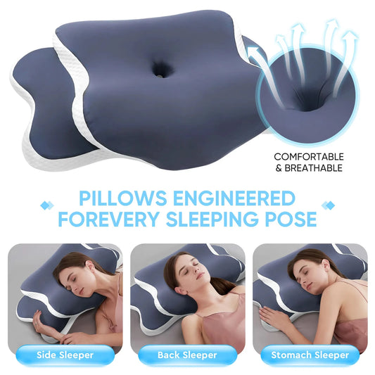 Butterfly Shaped Memory Foam Pillow